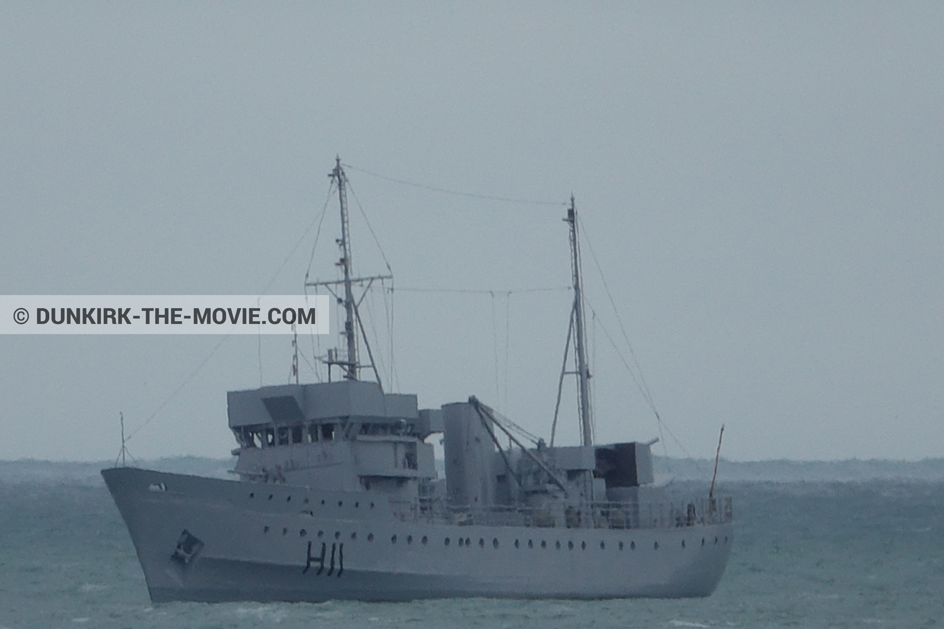 Fotos con H11 - MLV Castor,  durante el rodaje de la película Dunkerque de Nolan