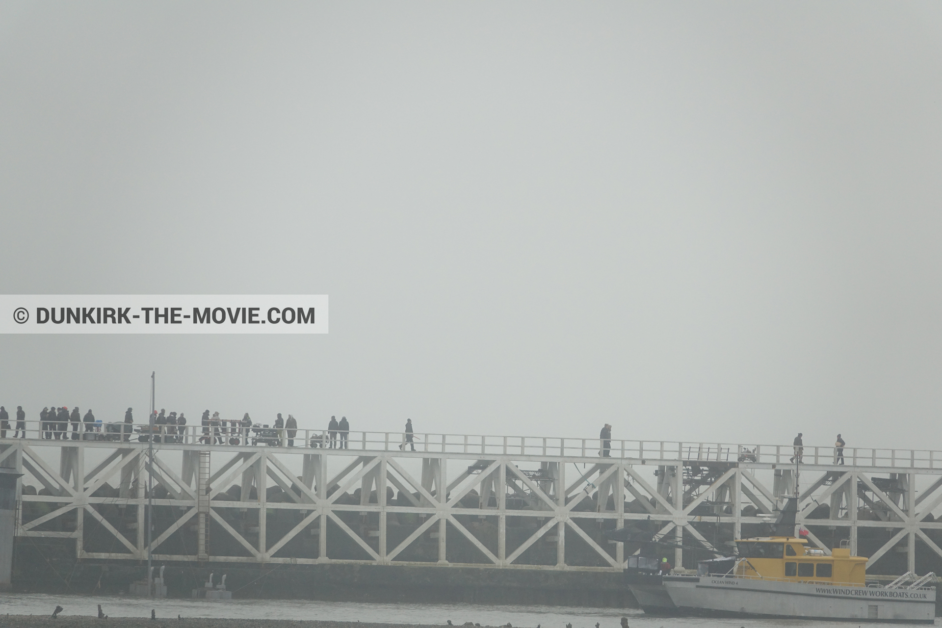 Photo avec ciel gris, jetÃ©e EST, Ocean Wind 4,  des dessous du Film Dunkerque de Nolan