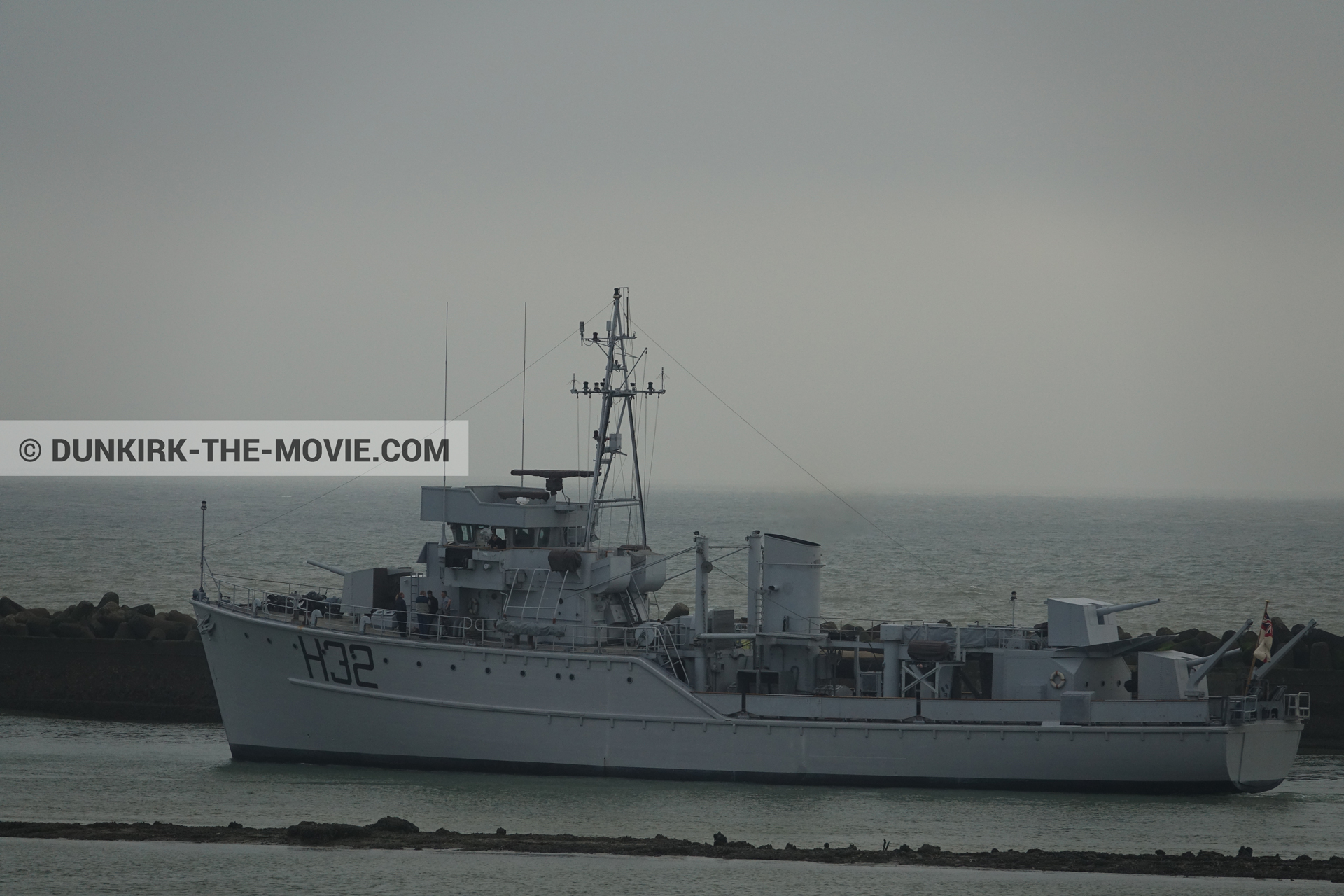 Photo avec H32 - Hr.Ms. Sittard,  des dessous du Film Dunkerque de Nolan