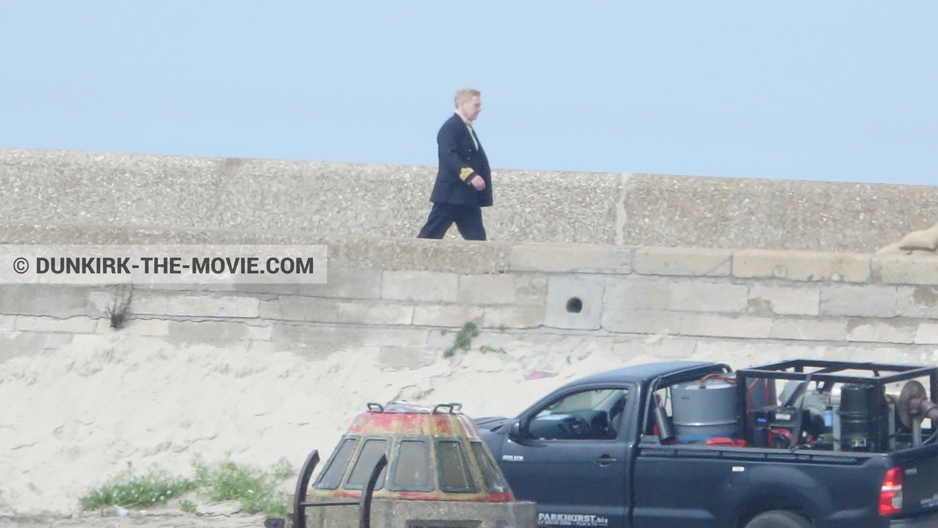 Photo avec jetée EST, Kenneth Branagh,  des dessous du Film Dunkerque de Nolan