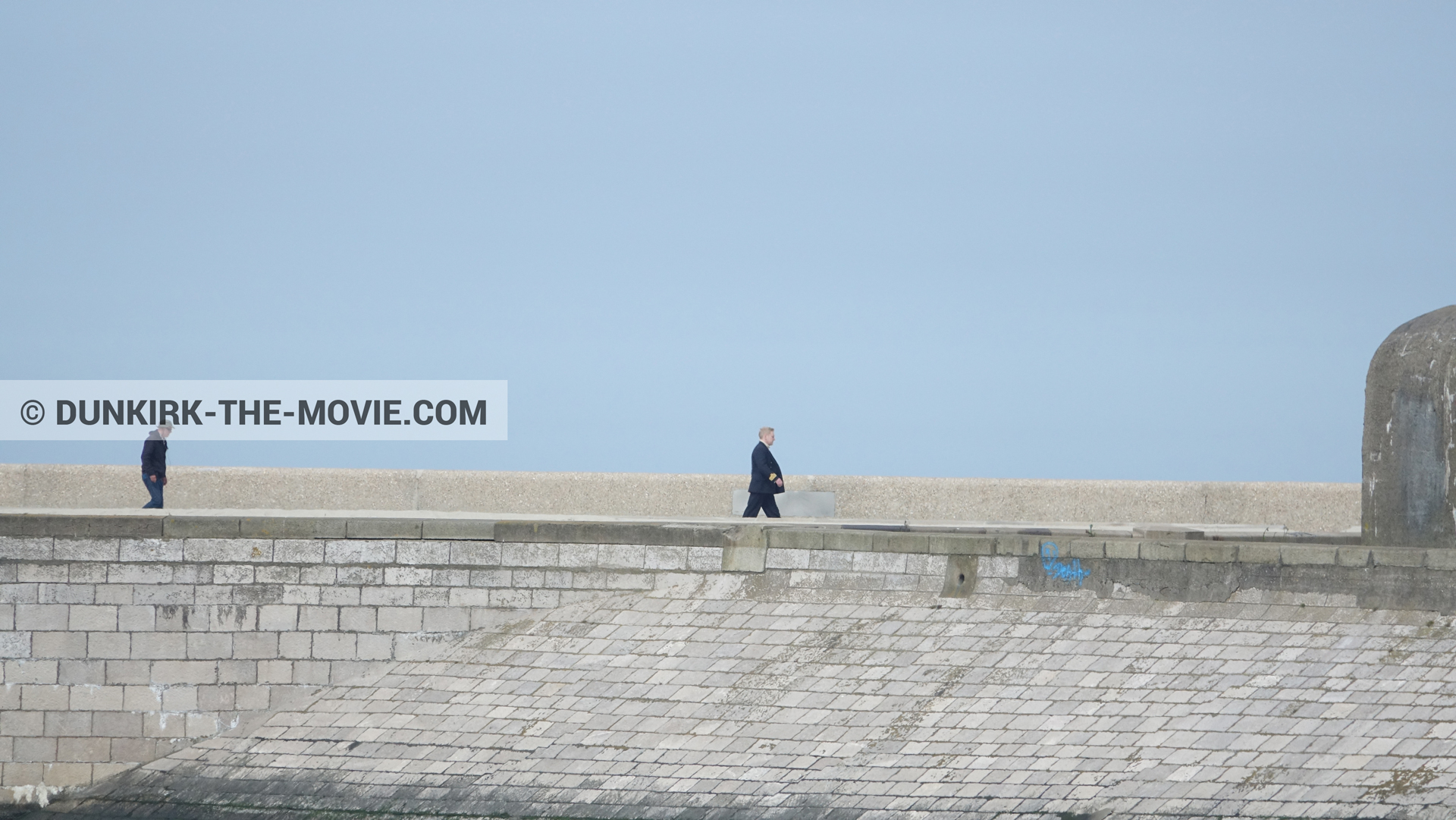 Photo avec jetÃ©e EST, Kenneth Branagh, Ã©quipe technique,  des dessous du Film Dunkerque de Nolan