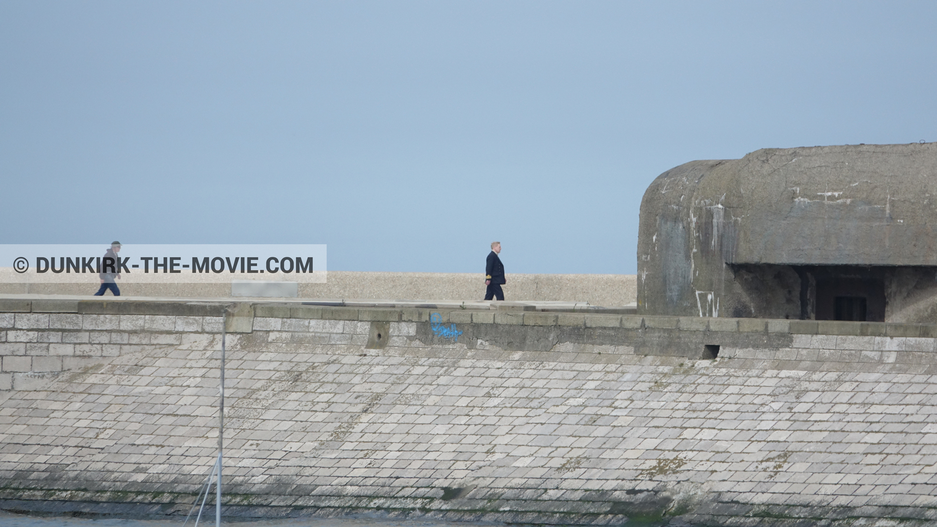 Photo avec jetÃ©e EST, Kenneth Branagh, Ã©quipe technique,  des dessous du Film Dunkerque de Nolan