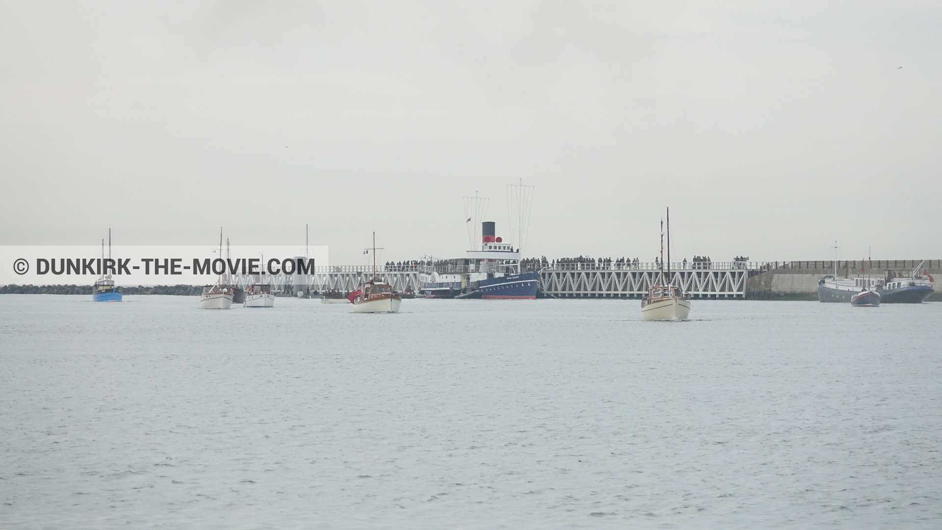 Photo avec bateau, jetÃ©e EST, Princess Elizabeth,  des dessous du Film Dunkerque de Nolan