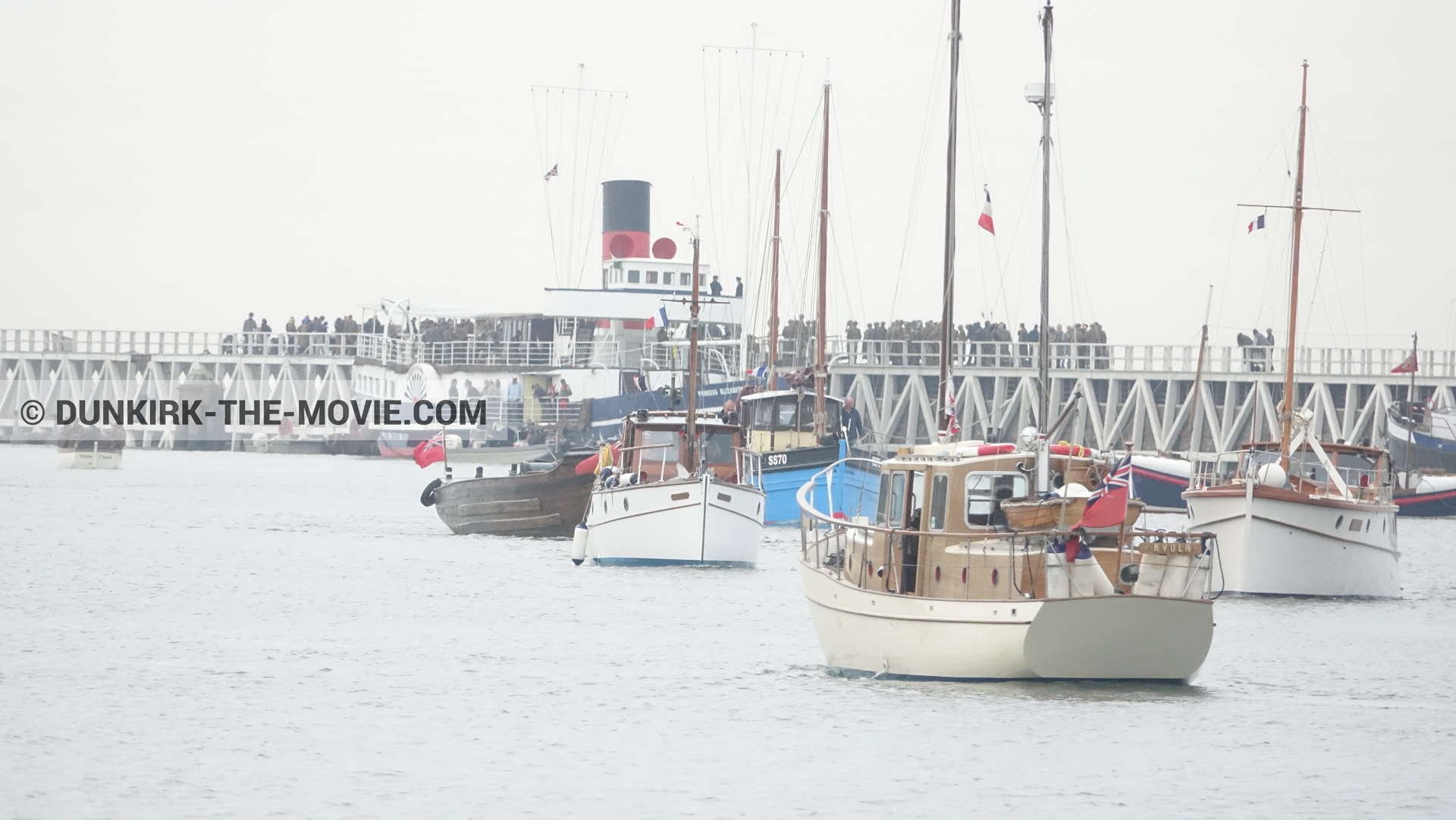 Photo avec bateau, jetÃ©e EST, Princess Elizabeth,  des dessous du Film Dunkerque de Nolan