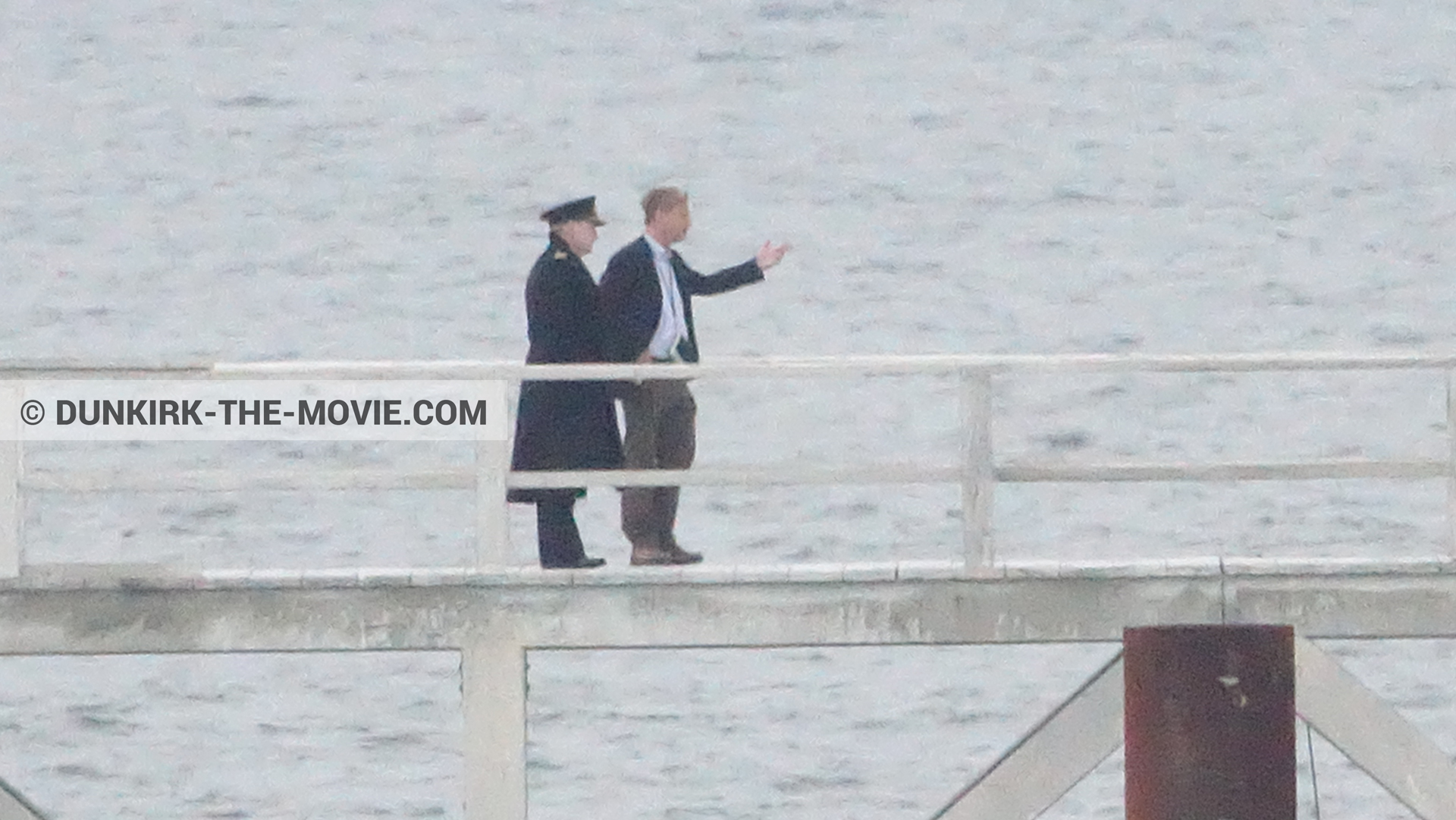 Photo avec jetÃ©e EST, Kenneth Branagh, Christopher Nolan,  des dessous du Film Dunkerque de Nolan