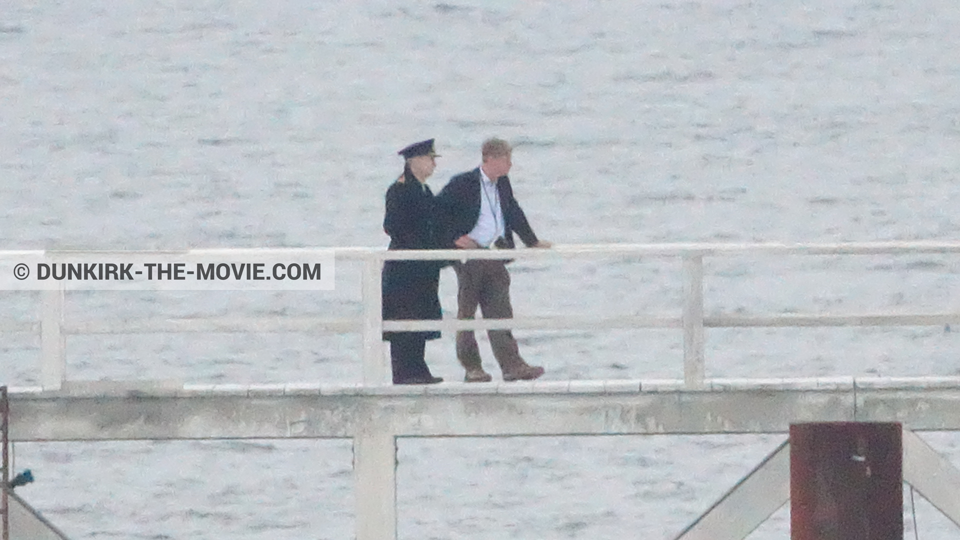 Photo avec jetÃ©e EST, Kenneth Branagh, Christopher Nolan,  des dessous du Film Dunkerque de Nolan