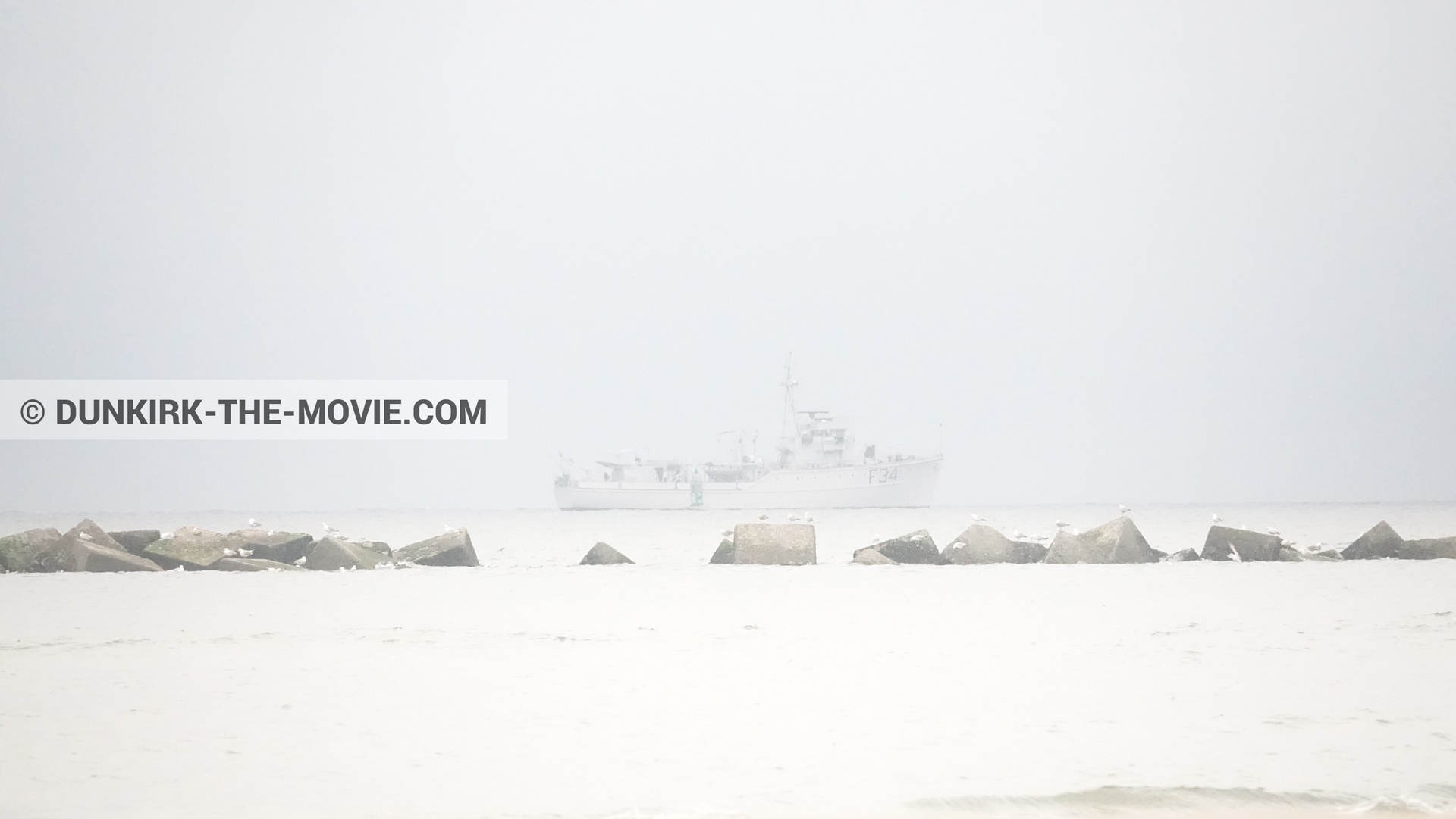 Photo avec F34 - Hr.Ms. Sittard,  des dessous du Film Dunkerque de Nolan