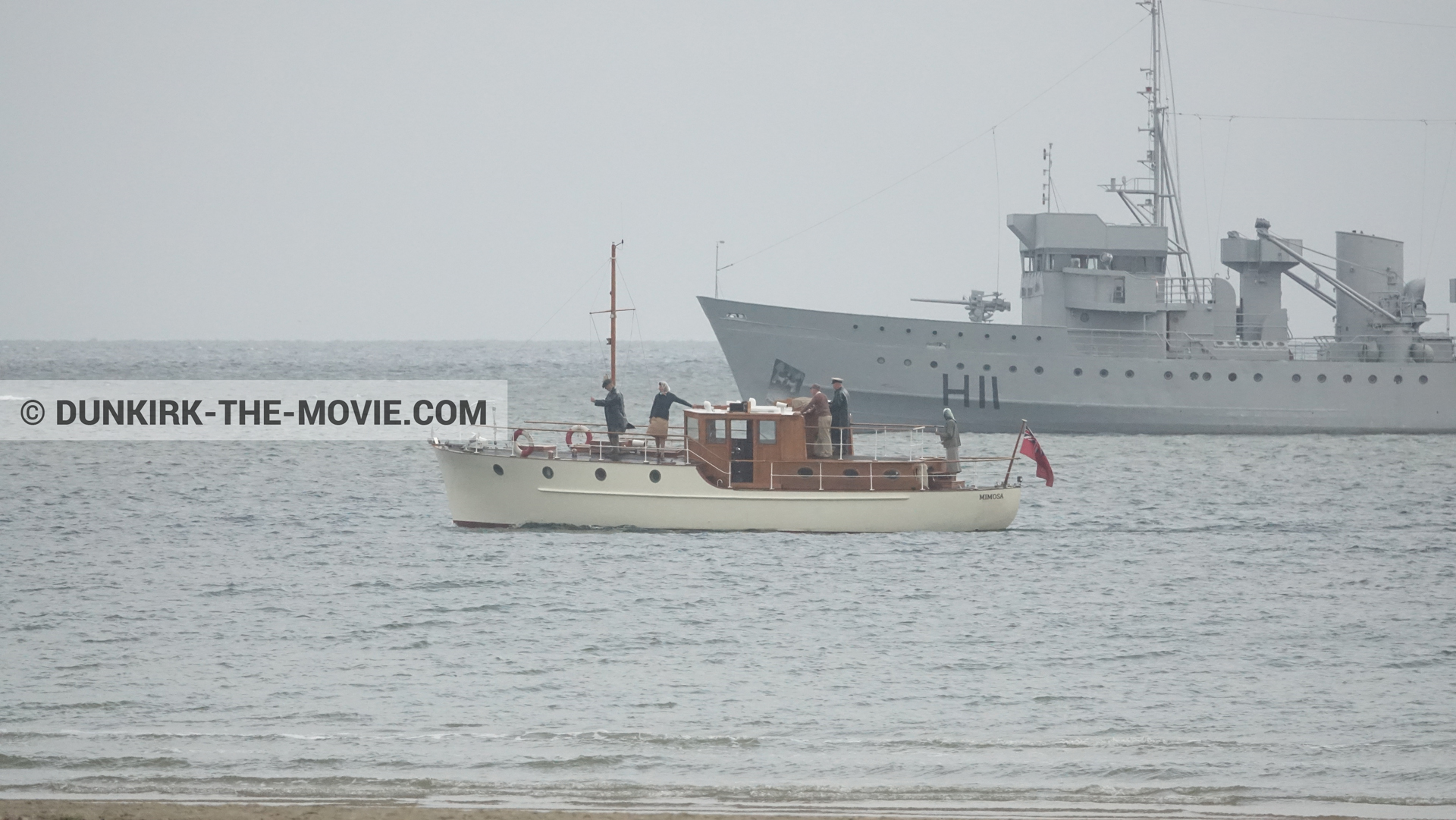 Photo avec bateau, H11 - MLV Castor, plage,  des dessous du Film Dunkerque de Nolan