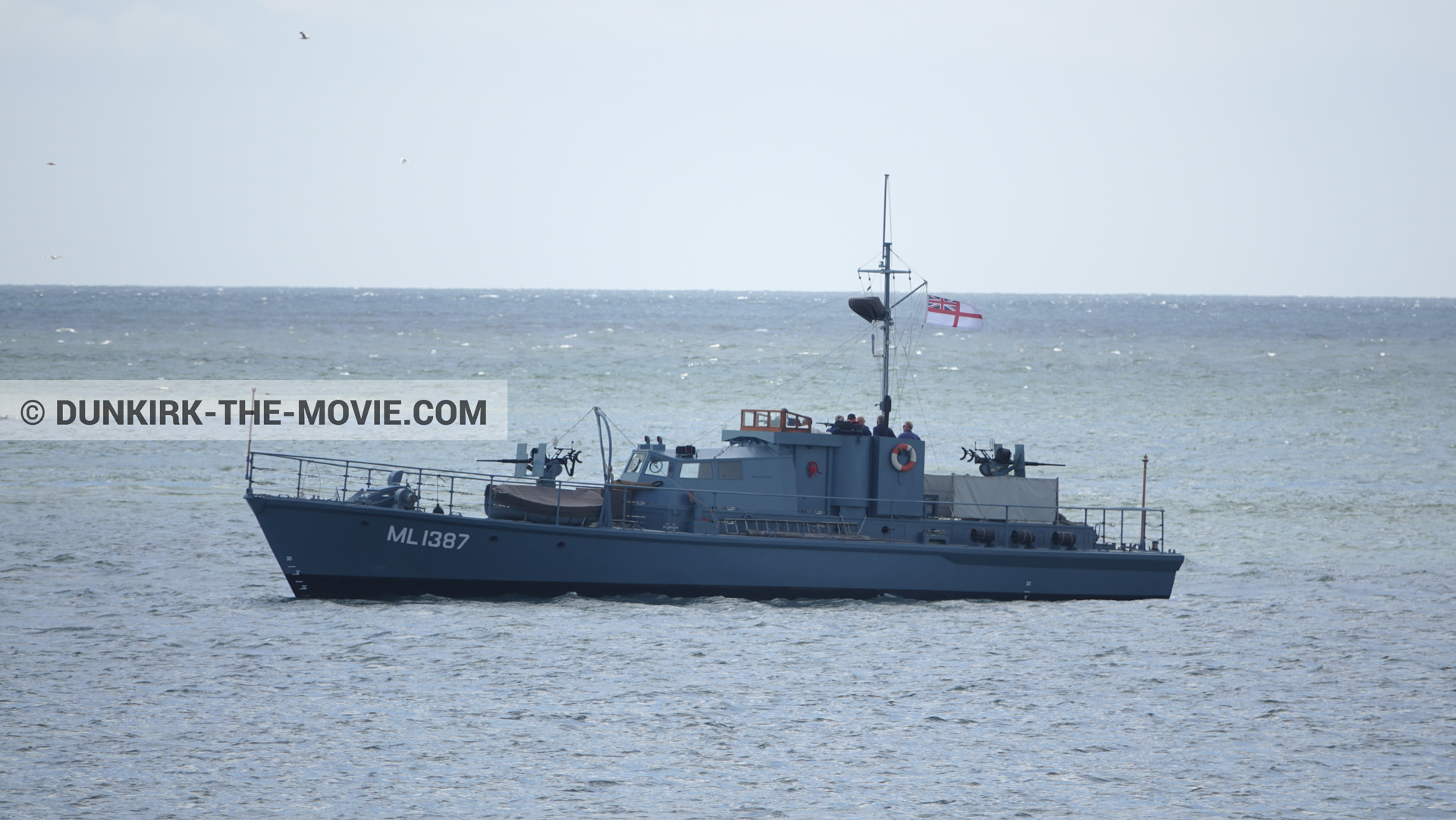 Photo avec HMS Medusa - ML1387,  des dessous du Film Dunkerque de Nolan