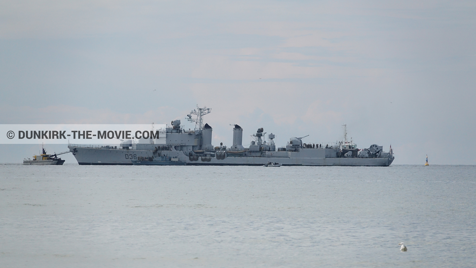 Fotos con Maillé-Brézé - D36 - D54, Ocean Wind 4,  durante el rodaje de la película Dunkerque de Nolan