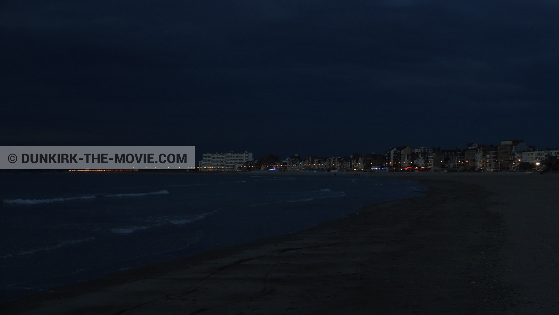Fotos con Malo les Bains,  durante el rodaje de la película Dunkerque de Nolan