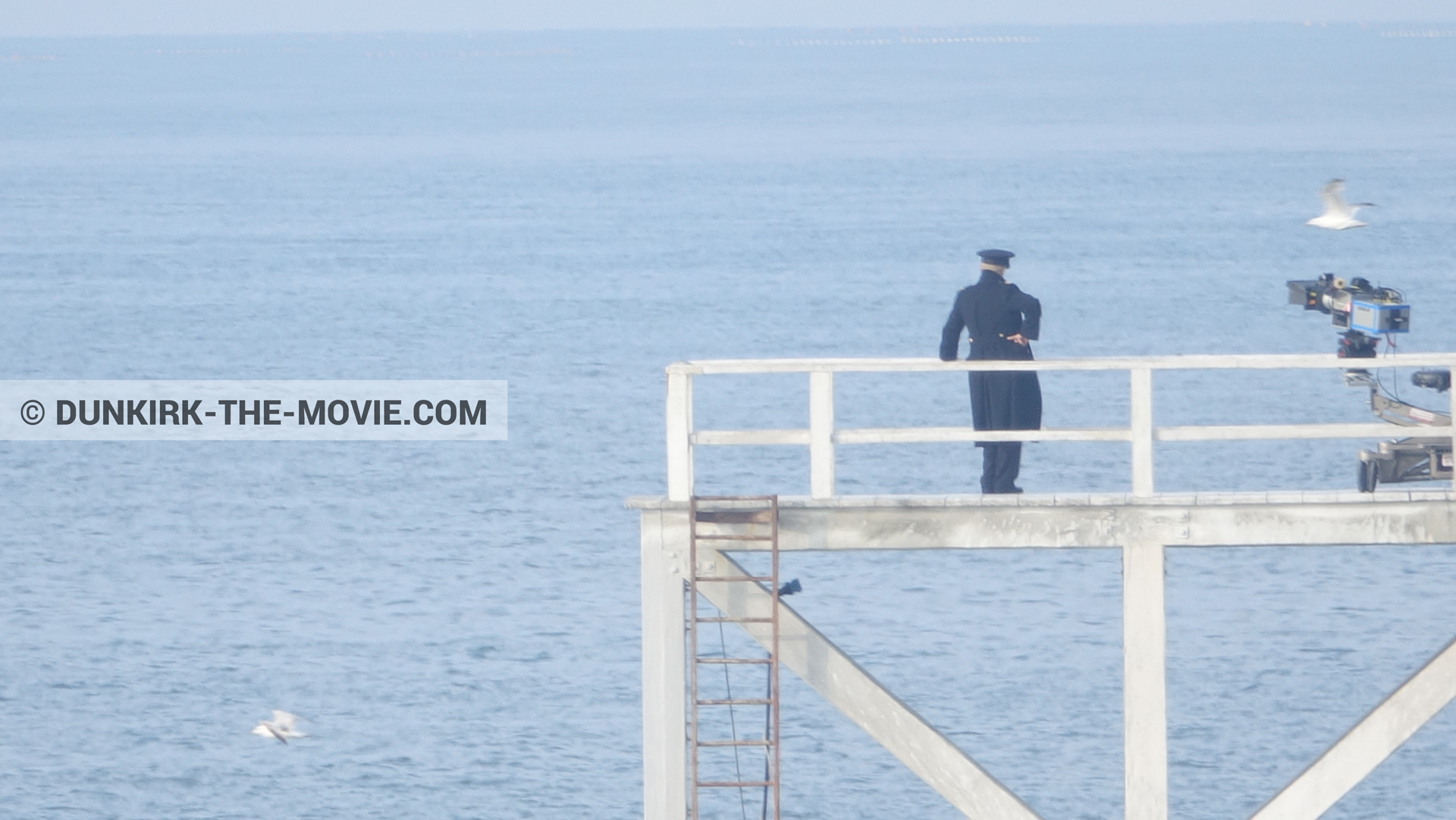Picture with actor, IMAX camera, EST pier,  from behind the scene of the Dunkirk movie by Nolan