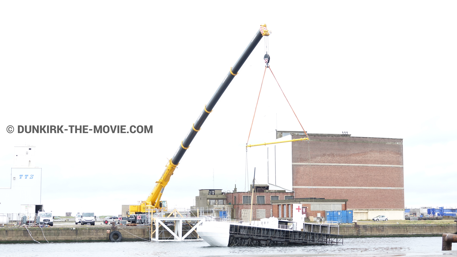 Photo avec accessoires, M/S Rogaland,  des dessous du Film Dunkerque de Nolan