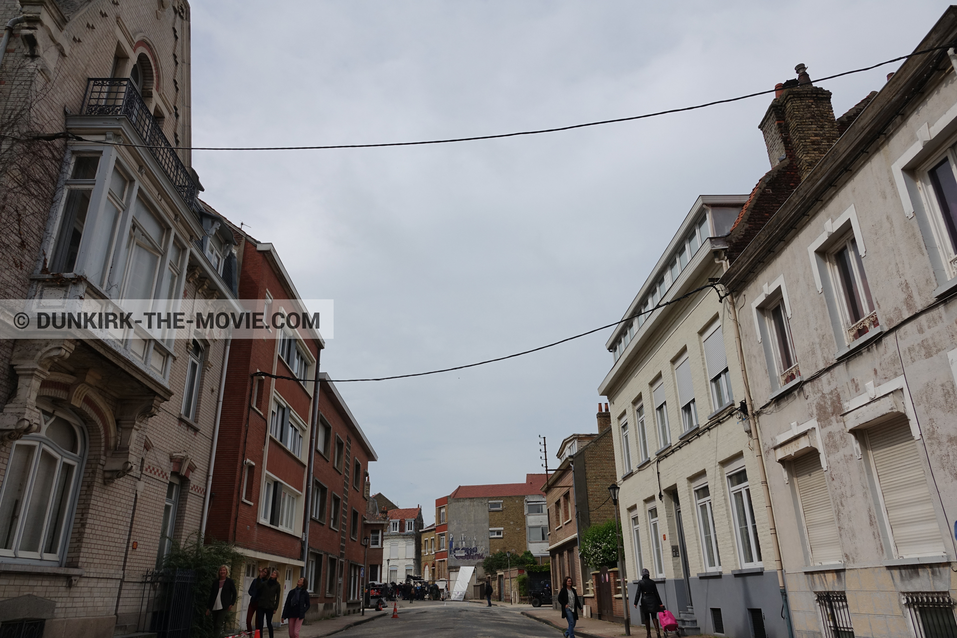 Fotos con calle Belle Rade,  durante el rodaje de la película Dunkerque de Nolan
