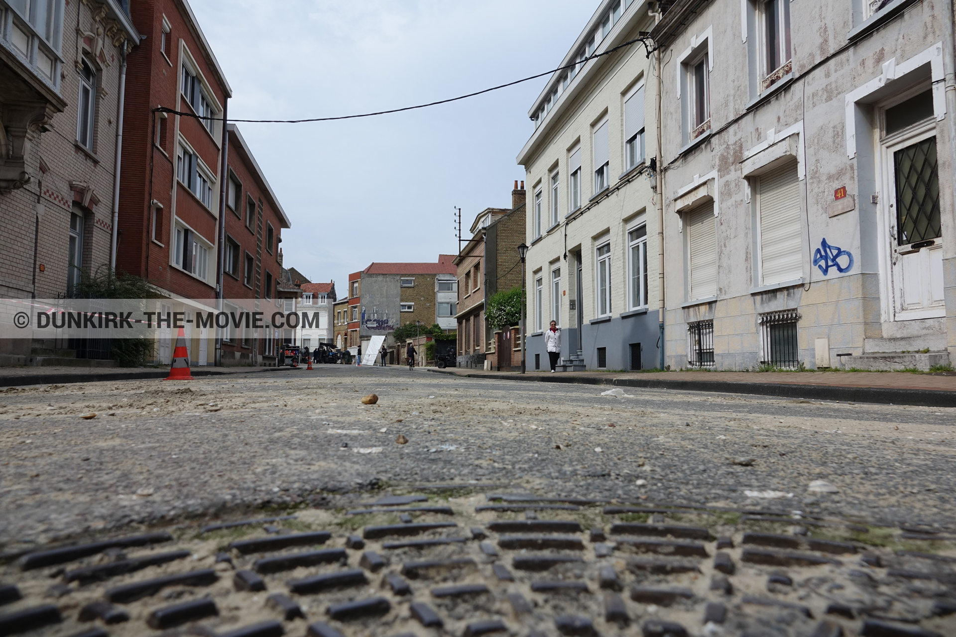 Fotos con calle Belle Rade,  durante el rodaje de la película Dunkerque de Nolan