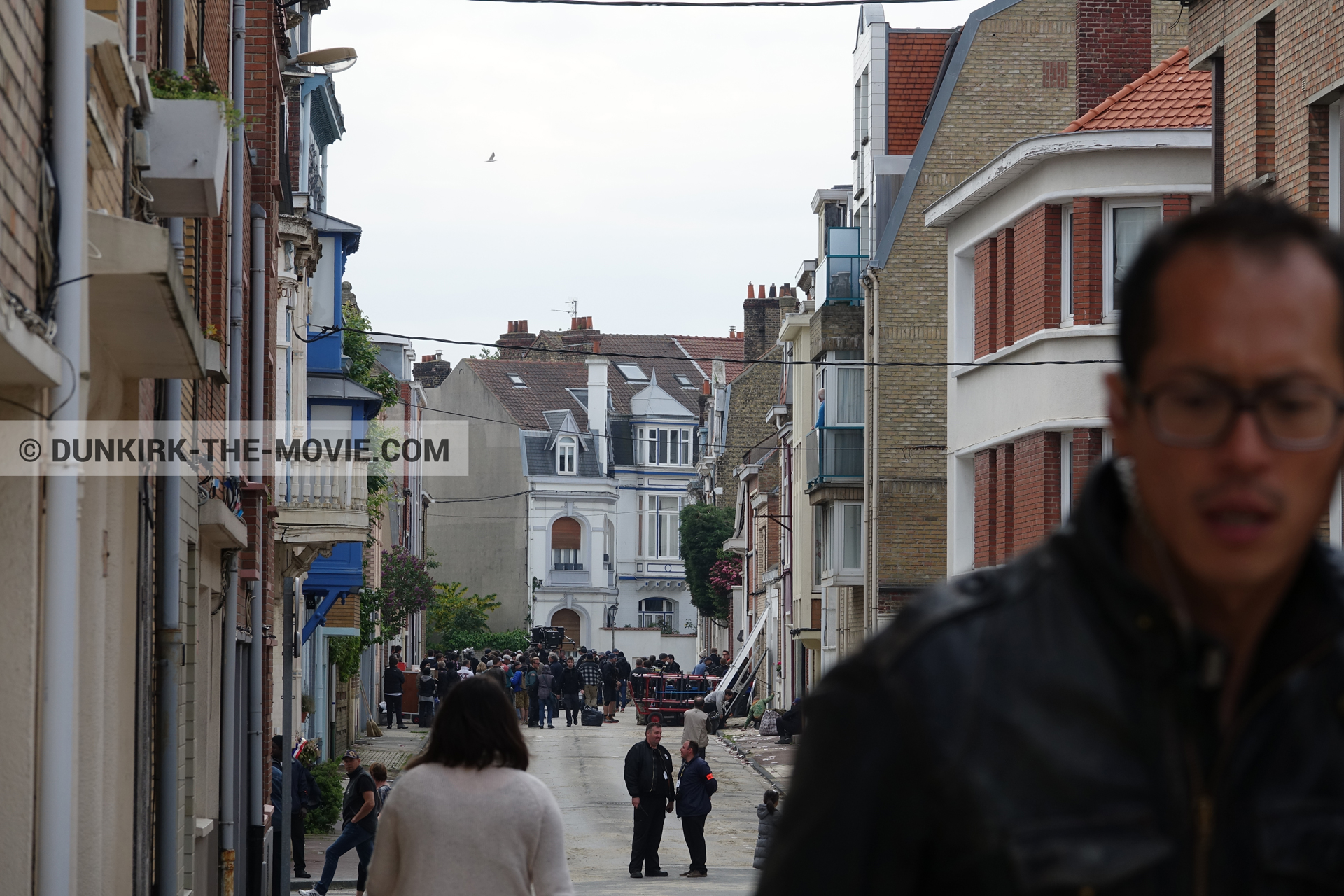 Picture with Belle Rade street,  from behind the scene of the Dunkirk movie by Nolan