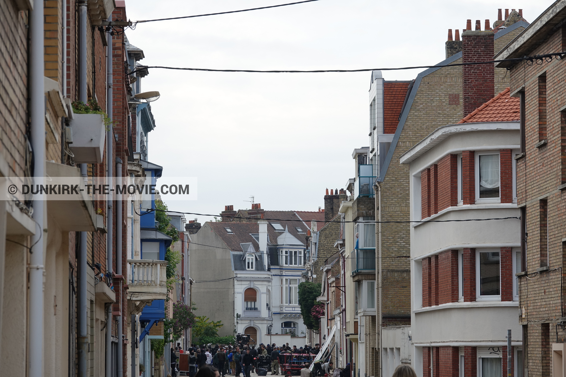 Picture with Belle Rade street,  from behind the scene of the Dunkirk movie by Nolan
