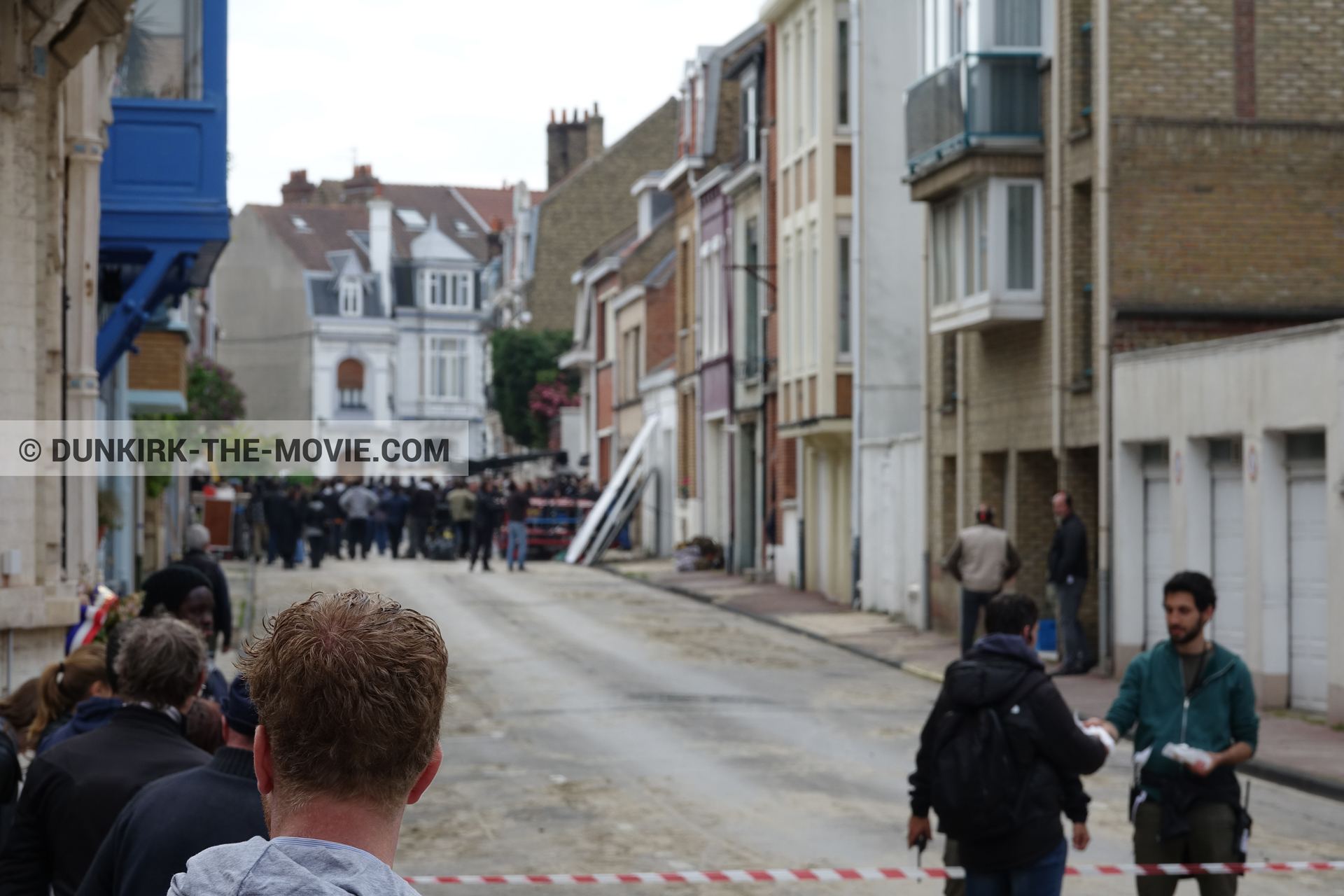 Picture with Belle Rade street, technical team,  from behind the scene of the Dunkirk movie by Nolan