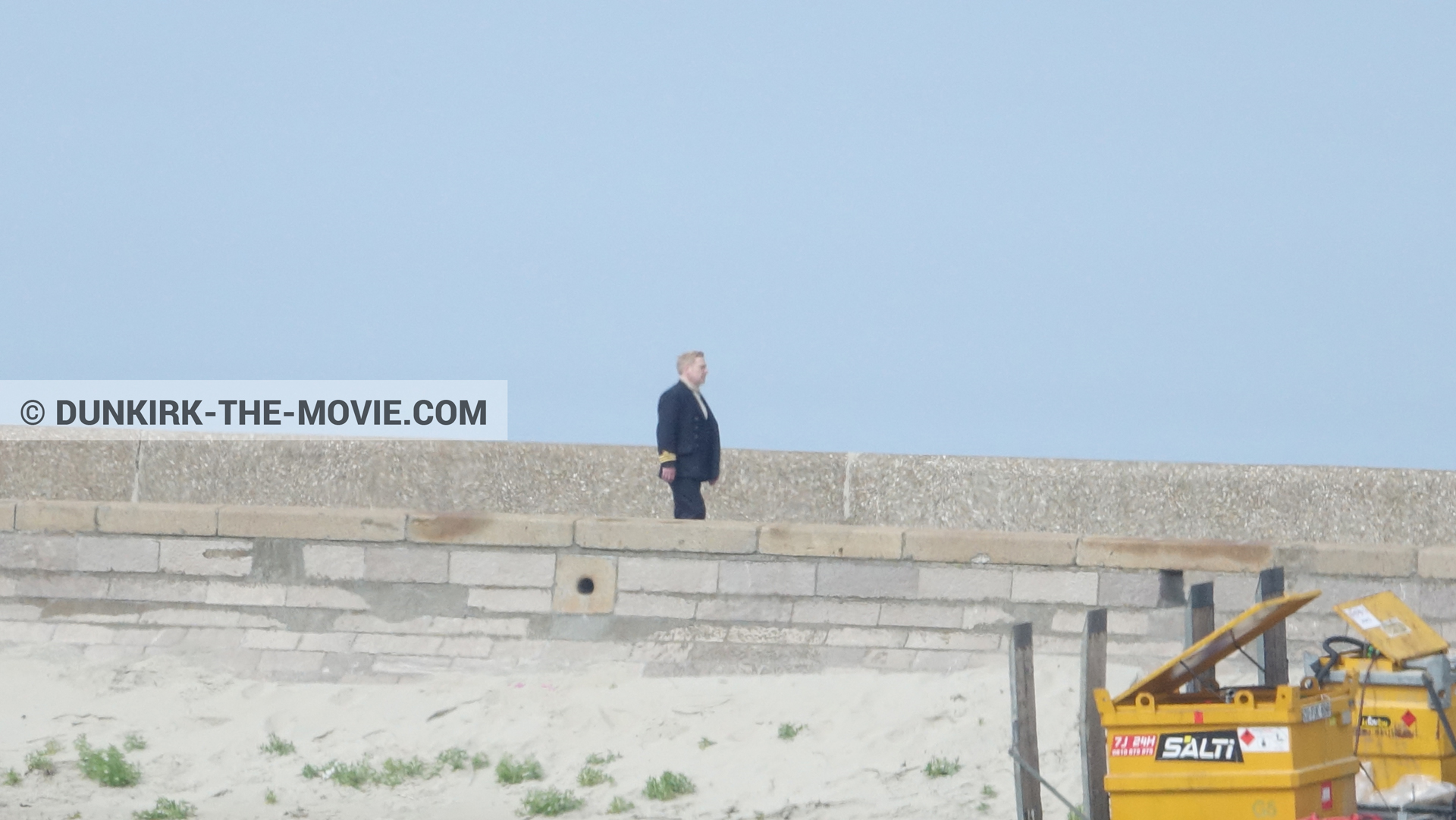 Picture with EST pier, Kenneth Branagh,  from behind the scene of the Dunkirk movie by Nolan