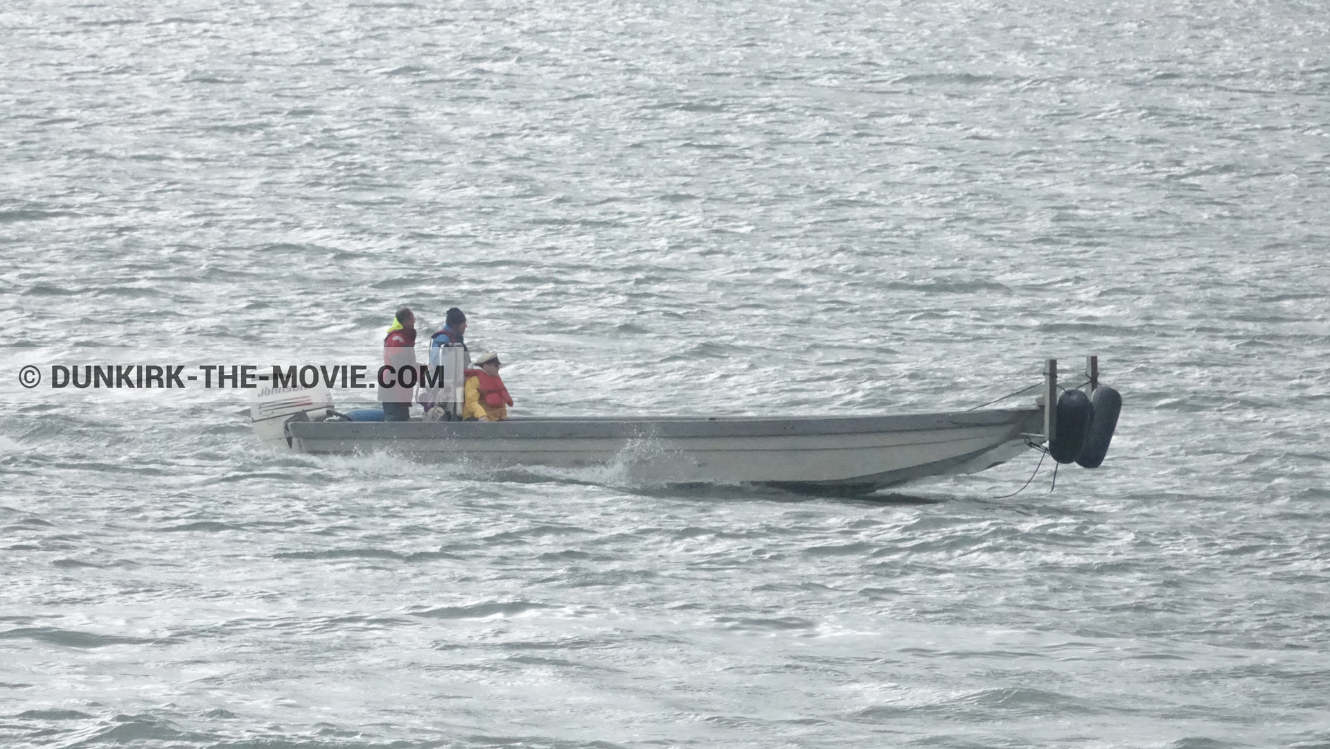 Fotos con equipo técnica,  durante el rodaje de la película Dunkerque de Nolan