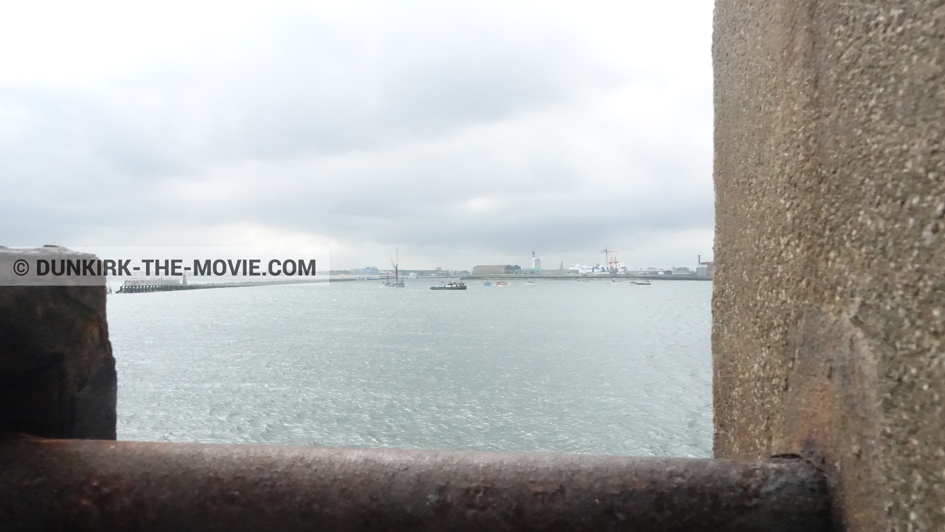 Fotos con muelle del ESTE,  durante el rodaje de la película Dunkerque de Nolan