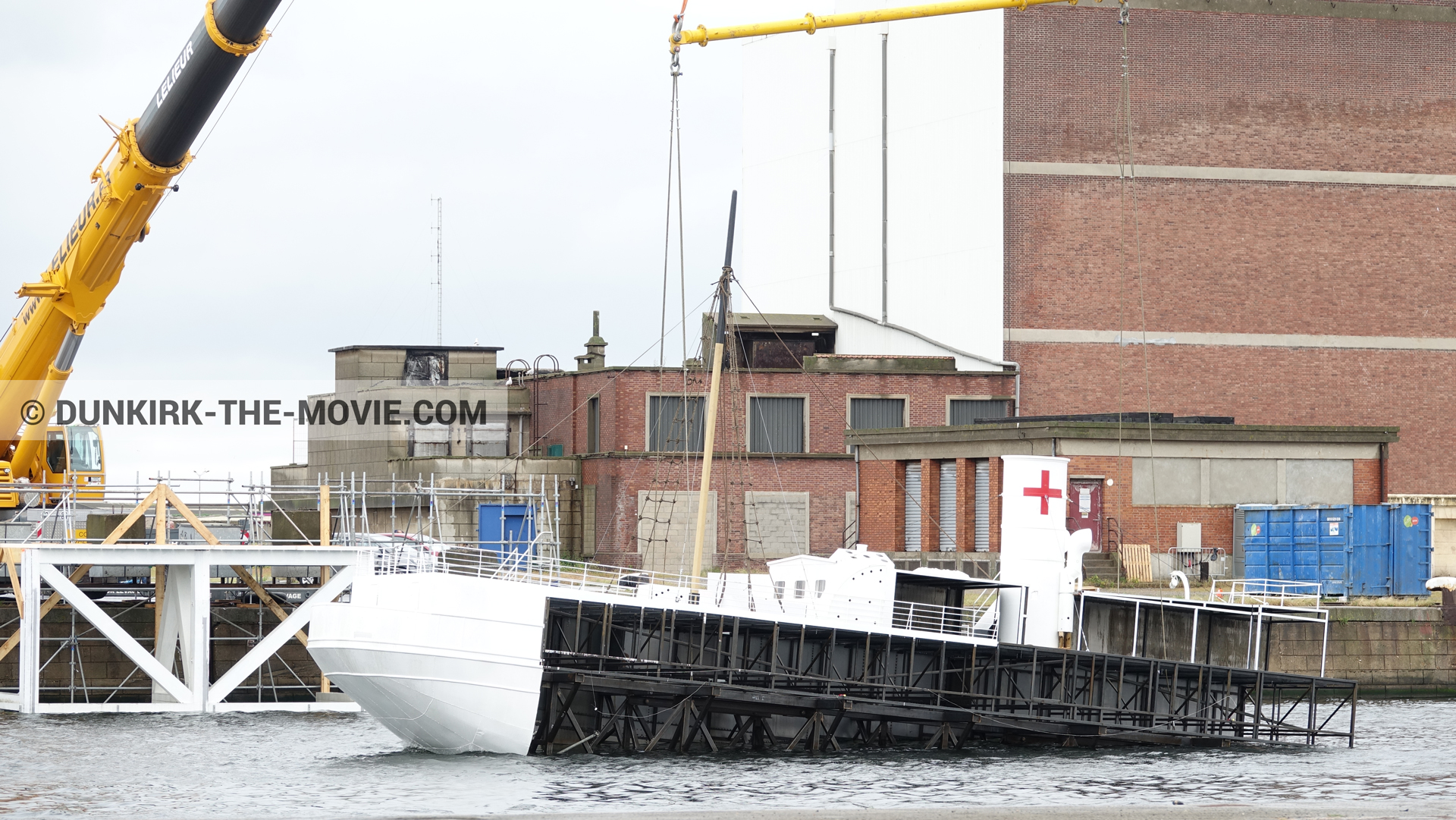 Fotos con accesorios, M/S Rogaland,  durante el rodaje de la película Dunkerque de Nolan
