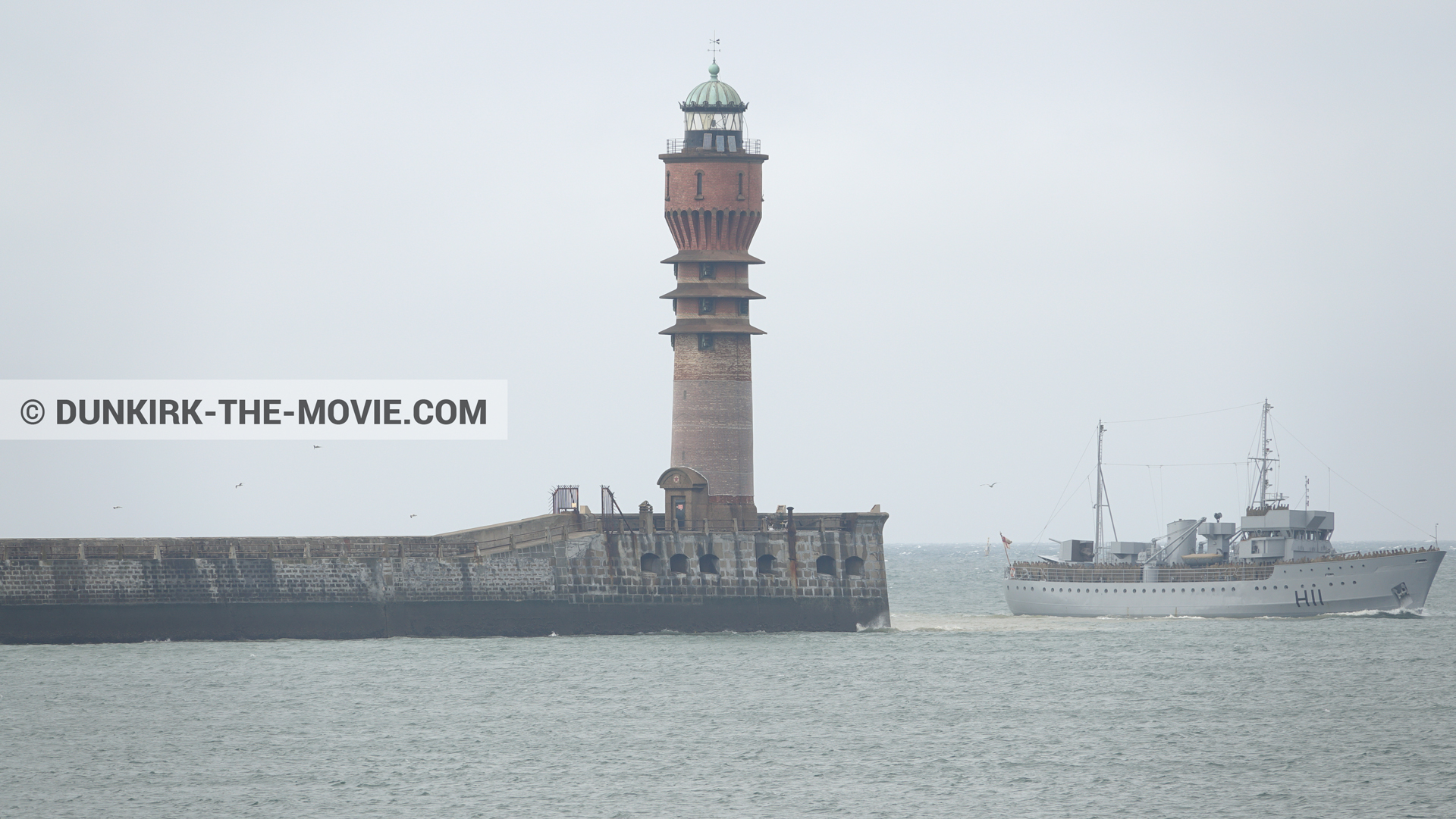 Picture with H11 - MLV Castor, St Pol sur Mer lighthouse,  from behind the scene of the Dunkirk movie by Nolan