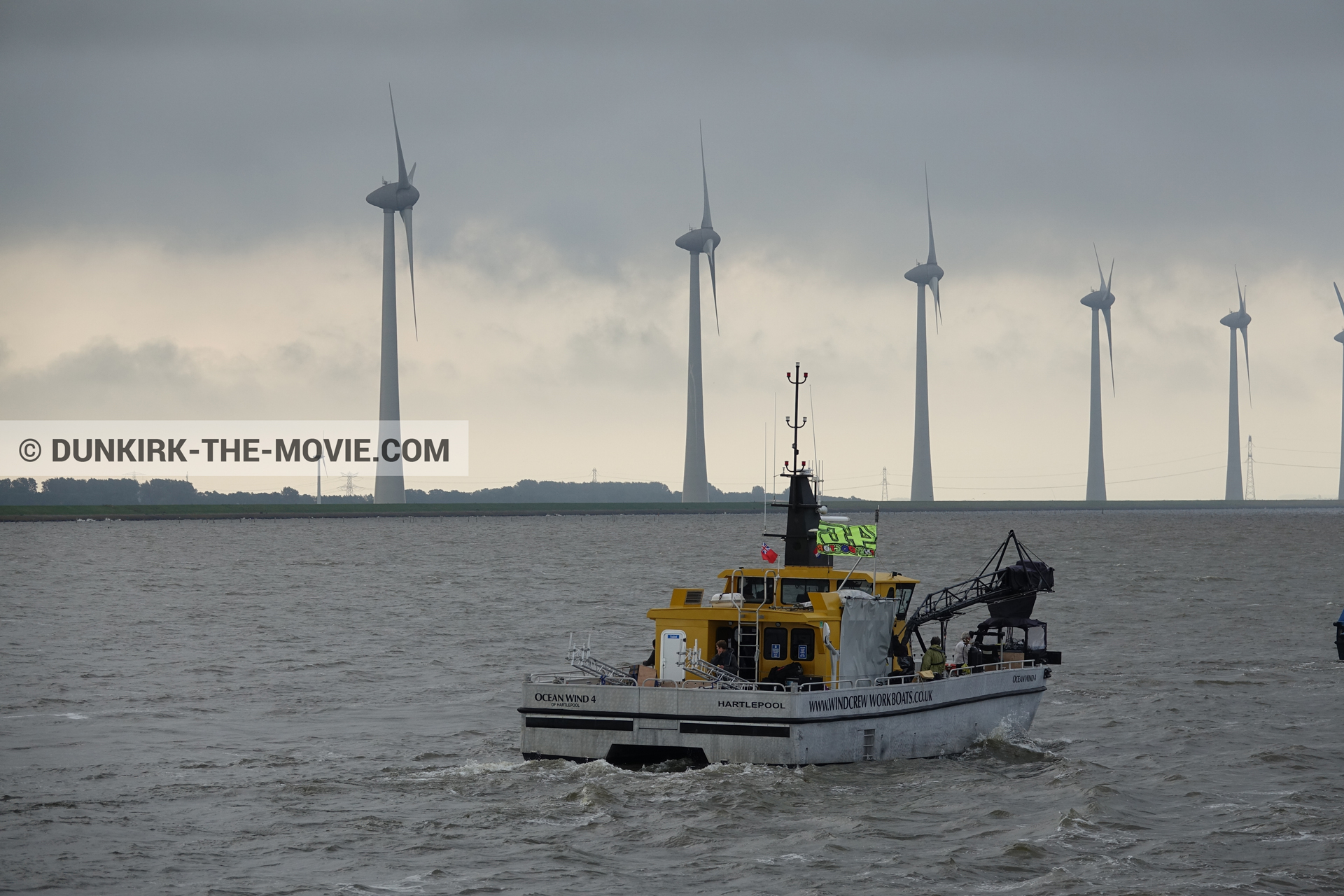 Picture with Ocean Wind 4,  from behind the scene of the Dunkirk movie by Nolan